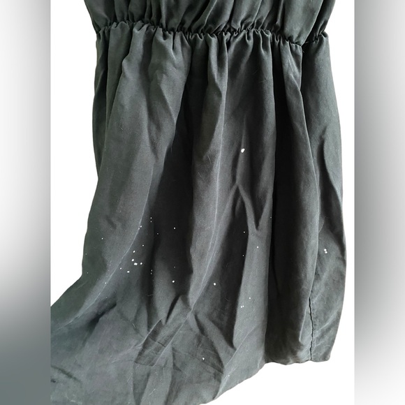 Dear Pony Black Dress with a white paint splatter size Small - Picture 6 of 7